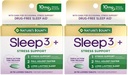 Nature's Bounty Sleep + Stress Support, Sleep3 Maximum Strength 100% Drug Free Sleep Aid, Dietary Supplement with Ashwagandha, Time Release Technology, 10mg, 28 Tri-Layered Tablets (Pack of 2)