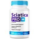 Sciatica Pro+ Capsules, Sciatica Pro Plus Nerve Support Formula with Premium Blend to Help Maintain Nerve Health, Focus & Concentration, Easy-to-Swallow SciaticaPro Pills (60 Capsules)