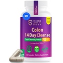 Colon Cleanse 14-Day Program – Digestive Support with Probiotics & Bentonite Clay, Vegan Sugar-Free Capsules, Formulated for Women丨Gluten Free丨Lactose Free丨Hormone Free丨Antibiotic Free