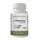 Nature's Trove L-Theanine 200mg with Inositol 100mg, 180 Vegetarian Capsules