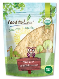 Food to Live Organic Pea Protein Powder, 1.5 Pounds – Made from Non-GMO Yellow Peas, 80% Protein, Keto, Paleo, Vegan, Kosher, Raw, Unflavored, Unsweetened. Bulk. Great for Baking and Smoothies