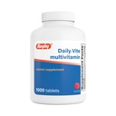 Rugby Daily-Vite Multivitamin Tablets, Gluten-Free Dietary Supplement for Adults, Supports Overall Health, No Artificial Flavors - 1000 Count (1 Pack)