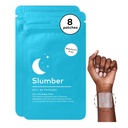 The Good Patch Slumber Sleep Patch Support, Melatonin Free, Sustained Release, Natural Patch with L-Theanine, Magnesium, Tart Cherry Extract, Plant Powered Wearable Wellness (8 Total Patches)
