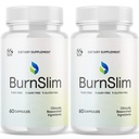 (2 Pack) Burn Slim Capsules, Official Burnslim Pills with All Natural Ingredients, Advanced Burn Slim Health and Wellness Vitamin Supplement Supporting Active Lifestyle for Women & Men (120 Capsules)