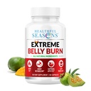 Extreme Belly Burn Weight Management Supplement for Women & Men - Garcinia Cambogia, African Mango, Apple Cider Vinegar & Green Tea - Helps Burn Fat, Boost Metabolism, Suppress Appetite - 60 Capsules