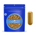 Capsulin Maat 0 - Gekleurd goud Lege Gelatine Capsules - 1000 Tel - Lege Gel Pill Capsules - DIY Pure Bovine Pill Capsule Filling - Lege Caps - Kosher en Halal Certified