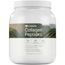 CollaVita Collagen Peptides Powder (3 Month Supply) Grass-Fed Pasture-Raised Hydrolyzed Collagen Powder, Type I & III Hair, Nails, Skin & Joints, Non-GMO, Paleo & Keto, Unflavored, 32 oz. 90 Servings