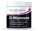 LifeSeasons D-Mannose Powder - Fast-Acting Uti Relief - Urinary Tract Health Supplement - Ondersteunt gezonde niveaus van Microflora & Eases Blader Discomfort - 45 Servers