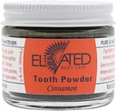 Verhoogde tandenpoeder Natural met Xylitol & geactiveerde houtskool • Kruiden • Veganistisch • Opgeslagen in glazen pot - munt of kaneel - gemaakt in de VS (2 Ounces)