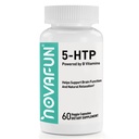 5-HTP 100mg with Enhanced B-Complex, Supports Brain Fuction & Stress Relief, Vegan, Non-GMO, Gluten-Free, 60 Capsules