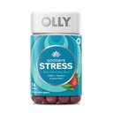 OLly Goodbye Stress Gummy, GABA, L-Theanine, Lemon Balm, Stress Relief Supplement, Berry - 74 Tellen