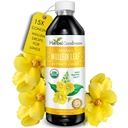 Herbal Goodness Mullein Drops for Lungs - Respiratory Support, Mullein Leaf Extract for Lungs, Bronchial & Lung Detox for Smokers, Organic Wild Mullen as Tea, Pills, Tincture - Made in USA - 12 Fl Oz
