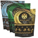 1 Pond Koa Kava Bundel met Premium Tongan, Fijian Waka en Vanuatu Waka Kava Root Powder