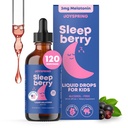 JoySpring SleepBerry - Kids Melatonine Liquid - 3MG Melatonine met D3 en Vlierbes - Sugar-Free Liquid for Kids & Teens 