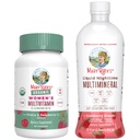 MaryRuth's Multivitamine Gummies for Women (Cherry & Raspberry) & Liquid Nighttime Multimineral (Cranberry) 