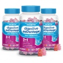 Digestive Advantage Daily Probiotic Gummies for Digestive Health & Gut Health, Probiotics for Men and Women (90 Count Bottle) - Superfruit Flavor (Pack of 3)