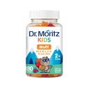 DR. MORITZ Enfants Multivitamine Gummies - avec enfants Vitamines A C D E B6 B12 Zinc et plus- Soutien quotidien complet- Végétariens et non-OGM multivitamines pour enfants (180 comte)