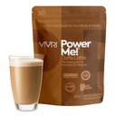 VIVRI PowerMe! Energy Boost Formula | Caffe Latte Flavor | Coffee Alternative | Made with Natural Green Tea, Guarana, Yerba Mate & B Complex | 30 Servings