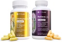 BioAssist® Relieve-Fx + Immune-fx, Recovery Relief Joint Detox Mood Immune Long Support Supplement Factors, Clean Certified®, Non-GMO
