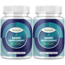 Nootropic Brain Supplement for Memory and Focus Enhancement - Vitamins for Brain, Mental Health & Clarity - Cognitive Health Complex for Mind's Vitality & Mental Alert - 60 Count - 2 Pack