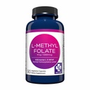 MD Life L-Methylfolaat 1 mg Supplement - Professional-Grade Active L Methylfolaat Supplement - 90 Capsules - L-Methylfolaat 1mg - Maximale Potentie MTHFR W/Essentiële aminozuren