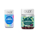 OLLY Lovin' Libido Capsules voor vrouwen, Boost Desire, 20 dagen levering Flawless Complexion Gummy, Clear Skin Support, Berry Flavor, 50 Tellen