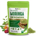 Moringa Powder Organic 2000mg with Ashwagandha, Turmeric & 20B CFU Probiotics, 18-in-1 Green Superfood for Energy, Relaxation & Gut Health – Moringa Leaf, Holy Basil, Beetroot, Spirulina - 60 Servings