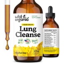 Wild & Organic Lung Cleanse Detox Tinctuur - Mullein Drops for Lungs - Herbal Mullein Extract Supplement - Vegan, Alcoholvrije Drops - 4 fl oz