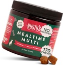 Supplément multivitamine de chien Premium (170 Chews) - Repas Multi - avec CoQ10 - Probiotiques - Citrouille - Immune Support - favorise une meilleure mobilité articulaire - peau saine et manteau - Fabriqué aux États-Unis