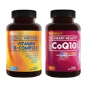 BioEmblem Vitamin B-Complex and CoQ10 with BioPerine - 200mg Softgels