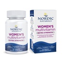 Femmes Nordic Naturals Multivitamine Extra Strength - Skin, Hair, Energy, & Bone Support - Supplément Immunity - 20 nutriments essentiels - 60 comprimés - 30 portions