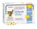 Pharma Nord D-Pearls 1000 iu (25 mcg) High Absorption Vitamin D3 - Daily Immune, Bone, & Muscle Support, Easy-to-Swallow Tiny Softgels in Organic Olive Oil, Non-GMO, Gluten-Free, 120 Count