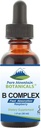 Pure Mountain Botanicals Liquid Vitamin B Complex - Raspberry Flavor Kosher B Complex Vitamine met B12, B6, Thiamine, Biotine, Niacin - 1oz Fles