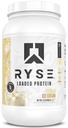 RYSE Loaded Protein Powder - Vanilla Ice Cream - 25g Whey Protein Isolate & Concentrate with Prebiotic Fiber & MCTs - Low Carb, Low Sugar, Digestive-Friendly - 27 Servings / 2 lb Tub