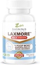 ZEN LIFE HERB LAXMORE I Poop More Max Strength 100% Natural Plant Based Supplement (60 capsules)