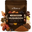 10-in-1 Mushroom Powder, Organic Mushroom Complex - Lions Mane, Reishi, Shiitake, Chaga, Turkey Tail, Cordyceps & More, Mushroom Supplement Powder for Energy, Memory, Focus & Immune Support - 60g