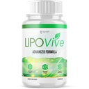 Lipovive Capsules, Official Lipovive Pills with All Natural Ingredients, Advanced Formula Lipovivé Health and Active Lifestyle Support Pills Maximum Strength Vitamin for Women and Men (60 Capsules)
