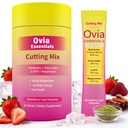 Cutting Mix Drink - Strawberry Açaí Flavor GLP-1 Support Drink Mix - Berberine, Chromium, 5-HTP, Yerba Mate & Magnesium, Vegan, Sugar-Free, Satiety Signaling, Energy & Gut Health