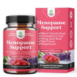 Complete Herbal Menopauze Supplement voor vrouwen - Multi-baten Menopauze Ease Hormone Balance voor vrouwen voor Nacht Sweaters Mood en meer met Dong Quai Vitex Chaste Berry en Black Cohosh - Mini Caps