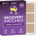 Recovery Patches 60 Pack - Wake Up Refreshed & Energized with our 100% Natural Ingrediënten Patch for Party - Skin-Friendly & Waterproof - Apply before Drinking - Enhanced Morning Formula