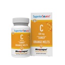 Superior Source Vitamin C 500 mg ?Tangy? Orange Melts - Daily Vitamin Supplement Supports Immune Health - Vitamin C Formula Aids Cell Health - 90 Sublingual Dissolving Tablets