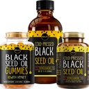Maju Superfoods Black Seed Oil 3-in-1 bundel, Gummies, Capsules, & vloeibaar