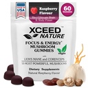 Leeuwen Mane & Cordyceps Paddestoelen Gummies - 10in1 Supplement - voor focus, energie, stemming, geheugen & duidelijkheid - 60 stuks