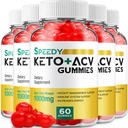 (5 Pack) Speedy Keto ACV Gummies - Advanced Formula Speedy Keto Plus ACV Gummies Apple Cider Vinegar Speedy ACV Dietary Supplement Men Women (300 Gummies)