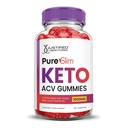 Justified Laboratories Pure Slim Keto ACV Gummies (1000 mg) - 60 Count - Formulated with Apple Cider Vinegar, Folate & Vitamin B12 - Non-GMO, Vegan, Gluten Free - 30 Servings