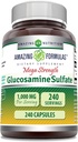 Verbazingwekkende Formules Glucosamine Sulfate 1000 mg Capsules Supplement 