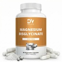Magnesium Bisglycinate Chelate 200mg – High Absorption Albion® Chelated Magnesium Glycinate Supplement for Sleep, Stress, Muscle & Nerve Support – Gentle on Stomach – 60 Vegan Capsules