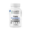 Pure Magnesium Glycinate 600mg - 60 Capsules - Magnesium Bisglycinate Chelated for Optimal Absorption - Supports Muscle and Nervous System Health - Eternal LIfe Laboratory