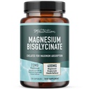 Magnesium Glycinate 400mg | Chelated Magnesium Glycinate for Maximum Absorption & Bioavailability | Relaxation, Muscle Health, Stress & Energy Support Supplement | 120 Capsules (2-Month Supply)