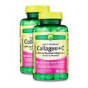KP+ Collagen | Collagen + C 2500 mg | 90 Tablets | Supports Hair, Skin & Nail Health | Bioactive Collagen Peptides + Vitamin C Supplement | Pack of 2